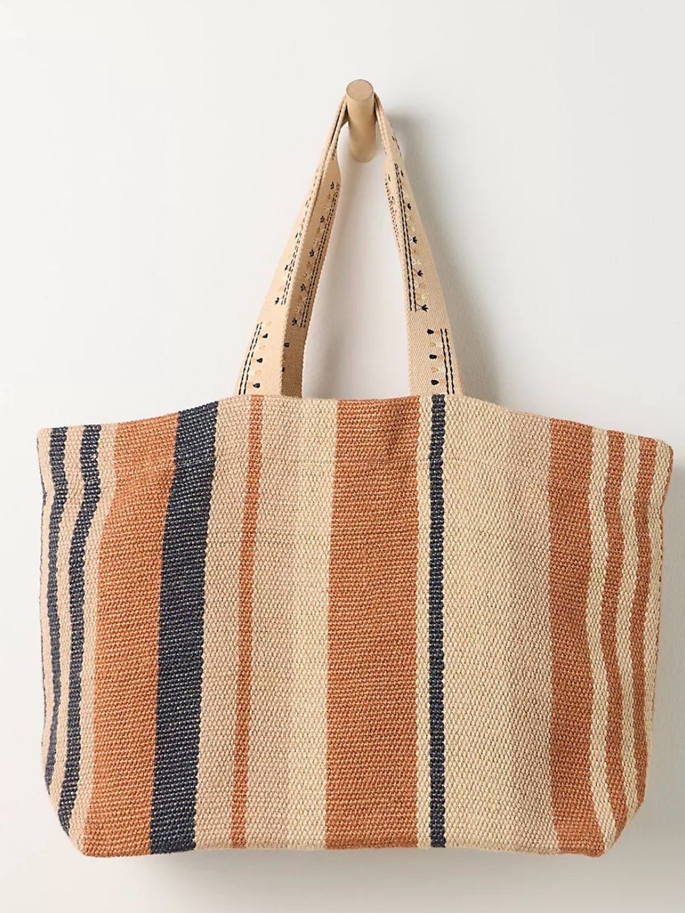 Free People Copacabana Tote. NWT. Natural - Picture 3 of 7